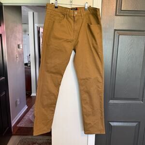 Dockers Mens 31 Slim Brown All Season Tech Jeans Stretch Timeless Casual